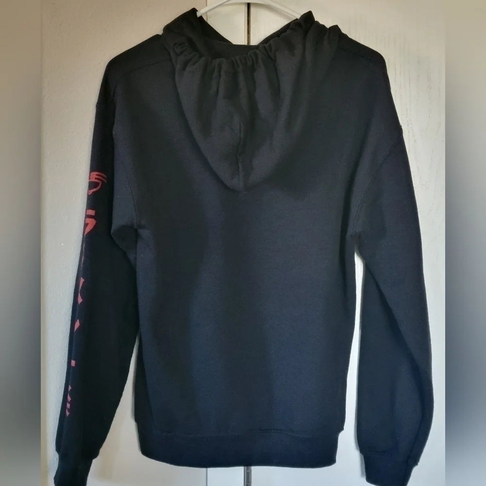 Men's Naruto Ichirauku Ramen Shop Black Hooded Graphic Anime Sweatshirt